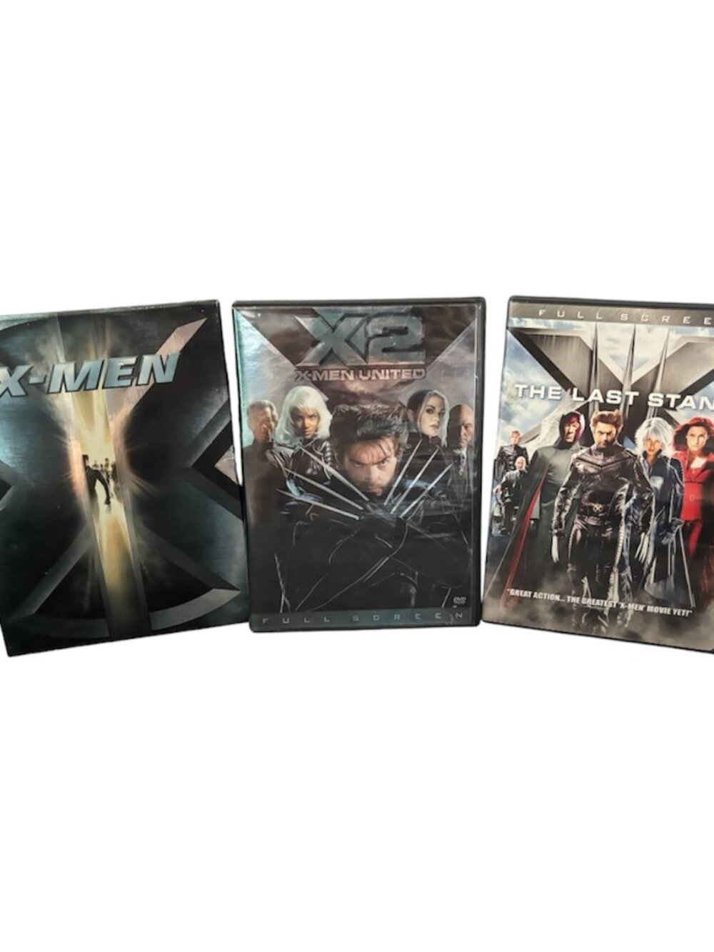 X-Men Trilogy (X-Men / X2: X-Men United / X-Men: The Last Stand) - DVDS - GOOD